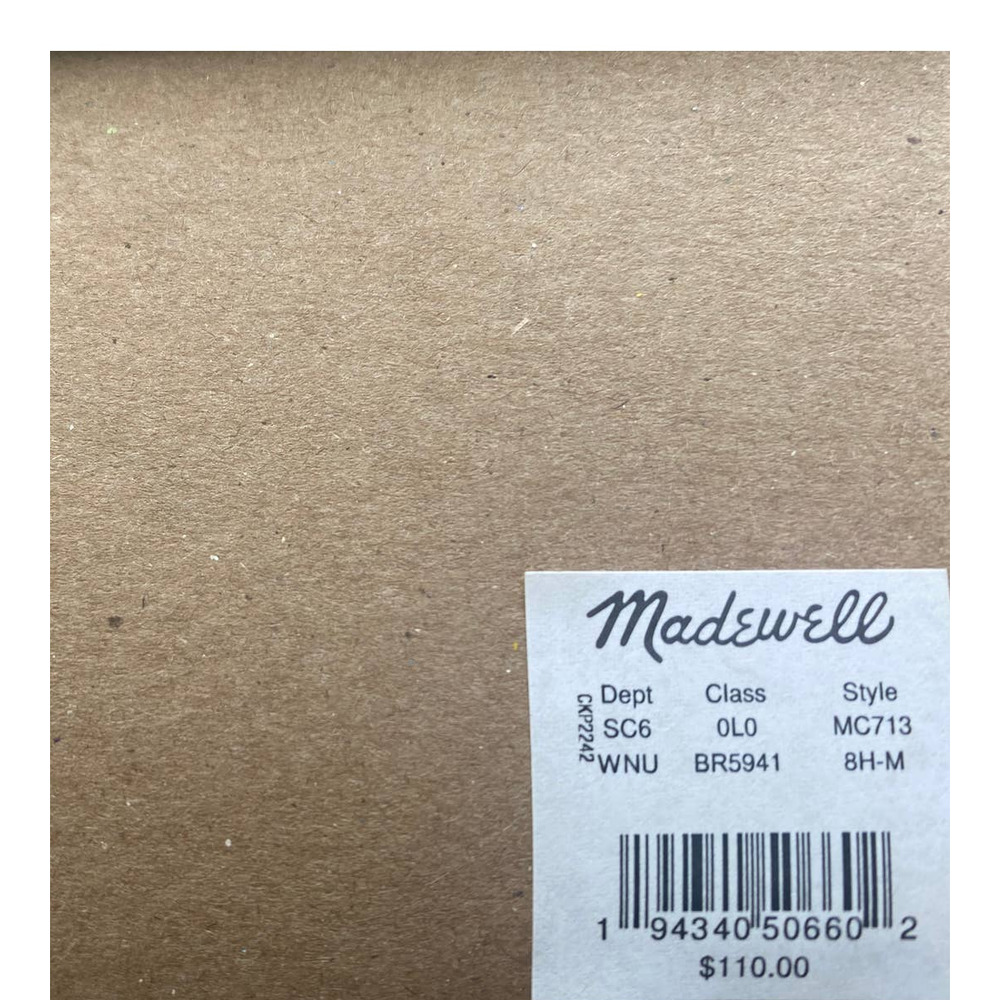 SOLD Madewell The Robin Platform Sandal in Lizard Embossed Leather - Picture 10 of 11